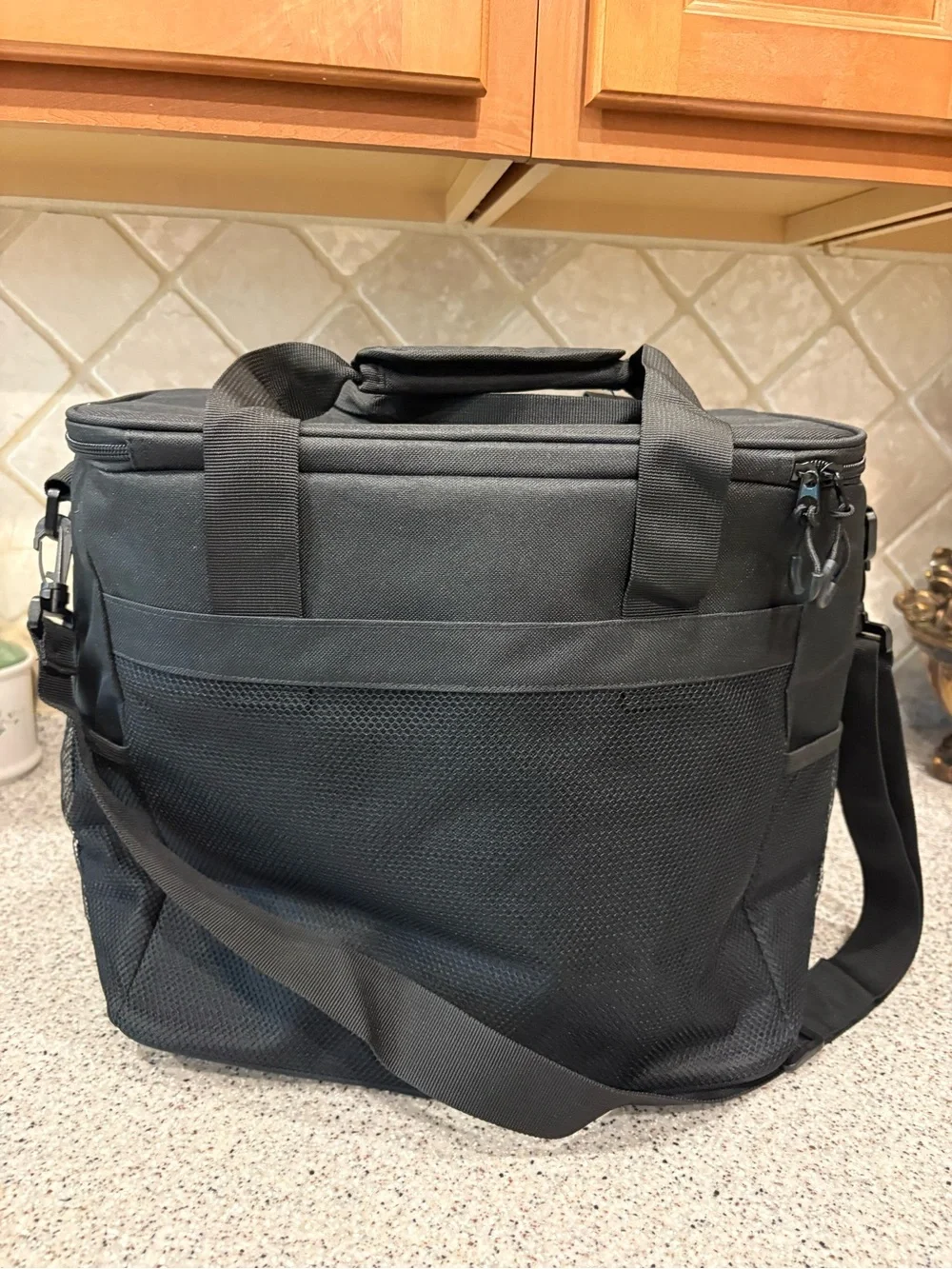 Picnic Cooler Backpack Double Insulated Black